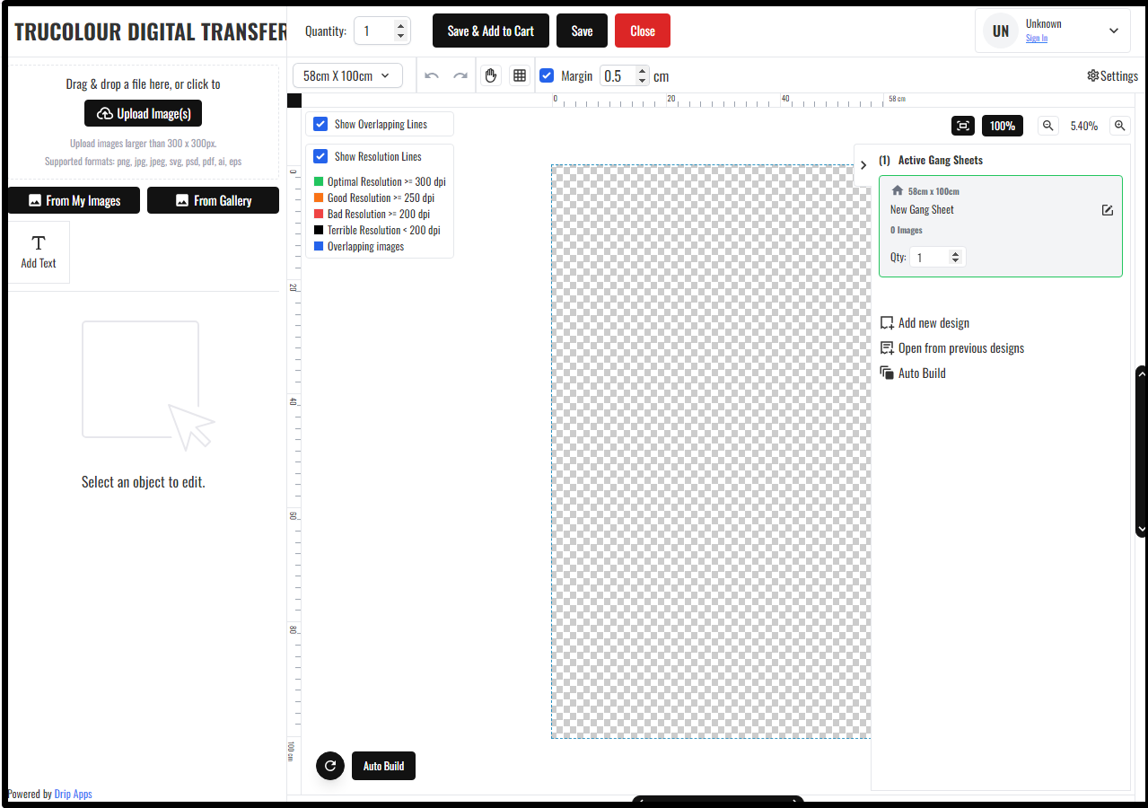 DTF GANG SHEET BUILDER