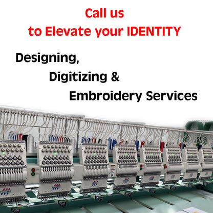 UPLOAD DESIGN FOR EMBROIDERY & DIGITISING